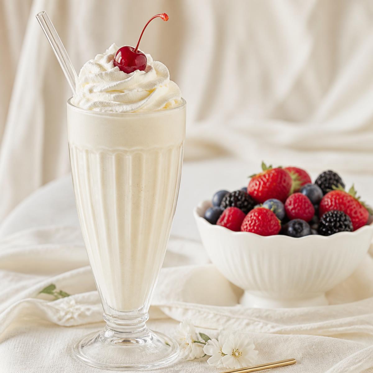 Charcoal Vanilla Shake